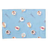 Floating in der Lazy River Pattern Kissenbezug (Vorderseite-Rechts)