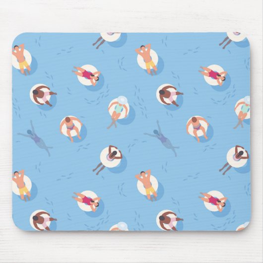 Floating in der Lazy River Pattern Mousepad (Vorne)