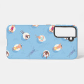 Floating in der Lazy River Pattern Samsung Galaxy Hülle (Rückseite (Horizontal))