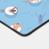 Floating in der Lazy River Pattern Schreibtischunterlage (Ecke)