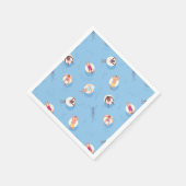 Floating in der Lazy River Pattern Serviette (Ecke)