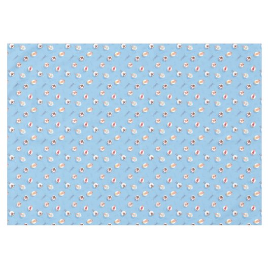 Floating in der Lazy River Pattern Tischdecke (Vorderseite (Horizontal))