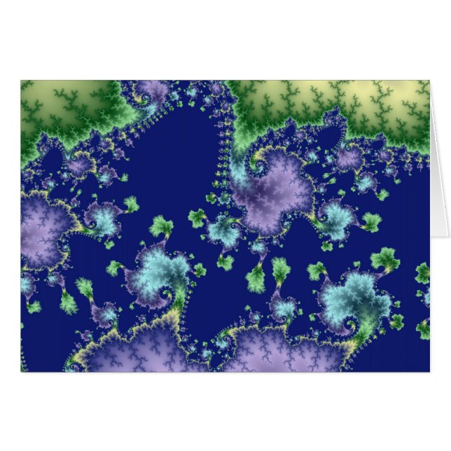 Floating-In - Fraktal-Karte (Vorderseite (Horizontal))