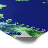 Floating In - Fraktal Poster (Ecke)