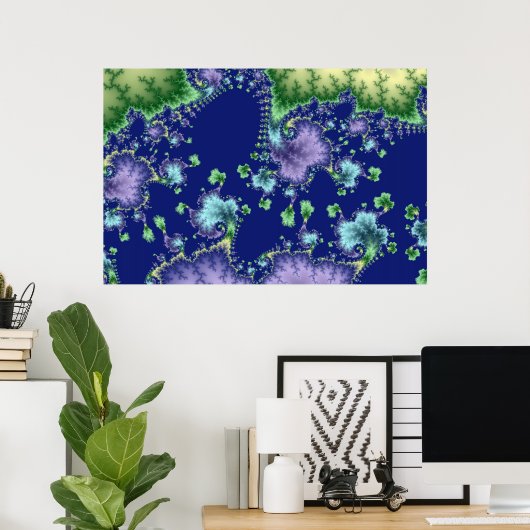 Floating In - Fraktal Poster (Heimbüro)