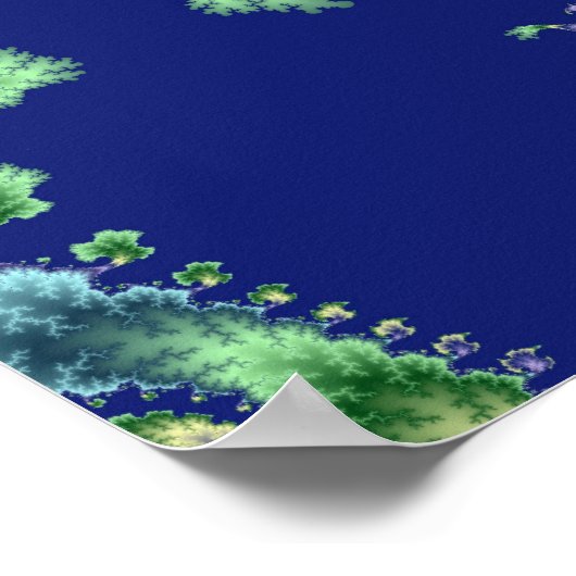 Floating In - Fraktal Poster (Ecke)