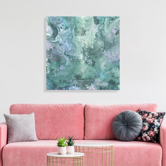 Floating in the Midnight Sky Leinwand Wrap (Insitu (Wohnzimmer))