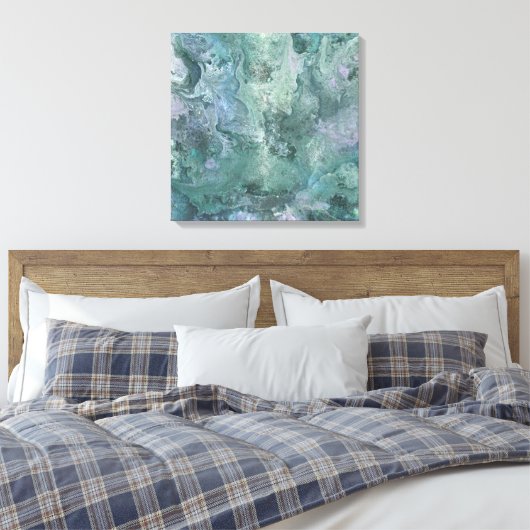 Floating in the Midnight Sky Leinwand Wrap (Insitu (Schlafzimmer))