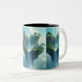Floating Island Fantasy Tasse - Whimsical Nature A (VorderseiteRechts)