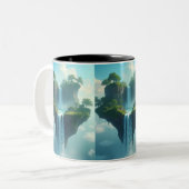 Floating Island Fantasy Tasse - Whimsical Nature A (Vorderseite Links)