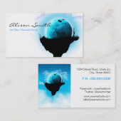 Floating island visitenkarte (Vorne/Hinten)