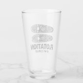 Floating ist mein Copilot Schneeschuhe Glas (Rückseite)