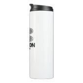 Floating ist mein Copilot Schneeschuhe Thermosbecher (Nach rechts gedreht)