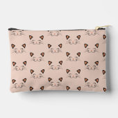Floating Kitten Cat Face Pattern Pencil Case Zubehörtasche (Rückseite)