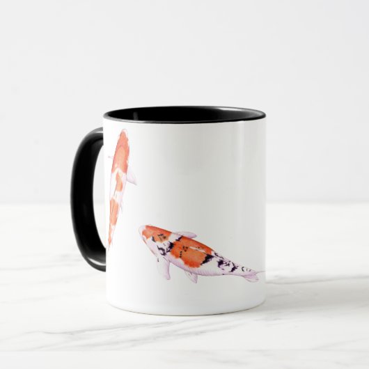 Floating-Koi-Tasse Tasse (Vorderseite Links)