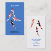 Floating-Koi-Visitenkarte Visitenkarte (Vorne/Hinten)