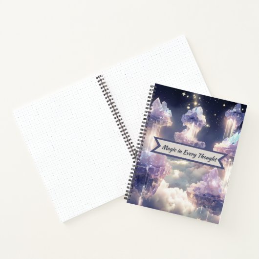 Floating-Kristallinseln Notizblock (Innenseite)