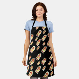 Floating Lantern Glow Apron-Cozy Aesthetic Design Schürze