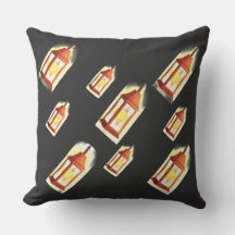 Floating Lantern Glow Pattern Cozy Aesthetic Decor