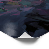 Floating Lantern Train Through Dream Forest Poster (Ecke)