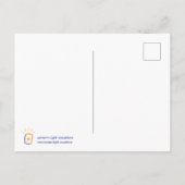 Floating Lantern Vacation Postkarte (Rückseite)