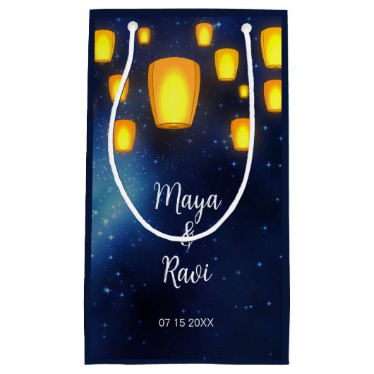 Floating Lanterns Celebration Kleine Geschenktüte (Vorderseite)