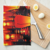 Floating Lanterns of Hope Design Geschirrtuch (Viertel Falte)