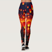 Floating Lanterns of Hope Design Leggings (Rückseite)