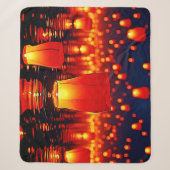 Floating Lanterns of Hope Design Sherpadecke (Vorderseite)