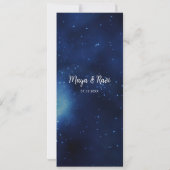 Floating Lanterns Wedding Besondere Anlass Menu Einladung (Rückseite)