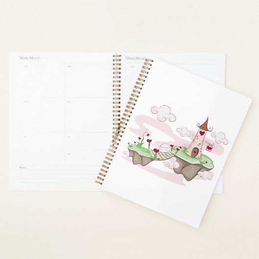 Floating Liebe Burg Lustra Romantische Fantasie Planer