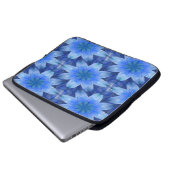 Floating Liebe en Bleu.... Laptopschutzhülle (Vorne Knopf)