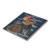 Floating Life: Rooster and Hen at Sea Fliese (Seite)