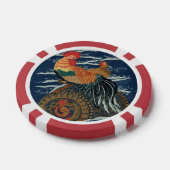 Floating Life: Rooster and Hen at Sea Pokerchips (Einzeln)