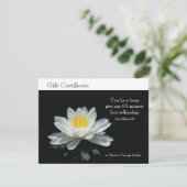 Floating Lotus Blume Certificate (Stehend Vorderseite)