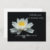 Floating Lotus Blume Einladung (Vorne/Hinten)