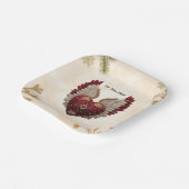 "Floating Love Heart" Pappteller (Gewinkelt)