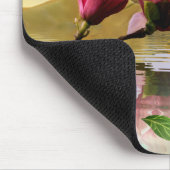 Floating Magnolia Blume Fine Art Mouse Pad Mousepad (Ecke)