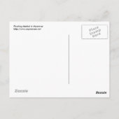 Floating Market Postkarte (Rückseite)