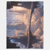 Floating Metropolis in the Clouds Fleecedecke (Vorderseite)