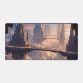 Floating Metropolis in the Clouds Schreibtischunterlage (Vorderseite)