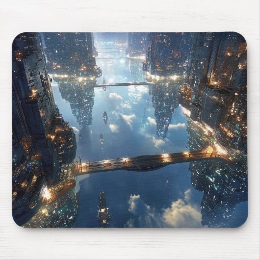 Floating Metropolis in the Sky Mousepad (Vorne)