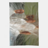 Floating Milkweed Seeds Art Print/Graphic Handtuch (Vertikal)