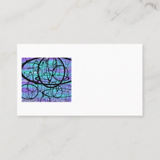 FLOATING MIND IN BLUE VISITENKARTE (Rückseite)