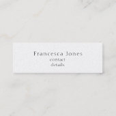 Floating Mod Circles Business Cards Mini Visitenkarte (Rückseite)