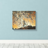 "Floating on Discovery: A Scientist's Journey" Leinwanddruck (Insitu (Holzboden))