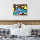 "Floating on Discovery: A Scientist's Journey" Leinwanddruck (Insitu (Schlafzimmer))