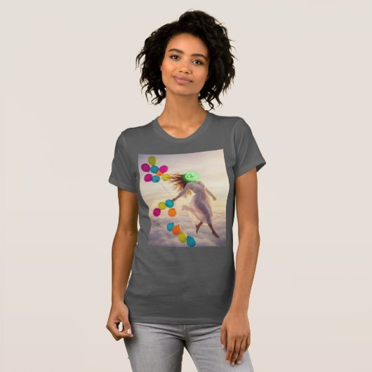 Floating On Joy- Cloud Nirvana Glow T-Shirt (Vorne ganz)