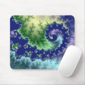 Floating Out - Fraktal Mousepad (Mit Mouse)