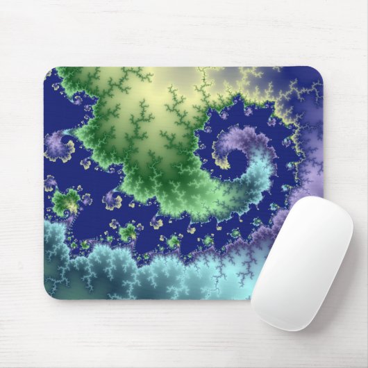 Floating Out - Fraktal Mousepad (Mit Mouse)